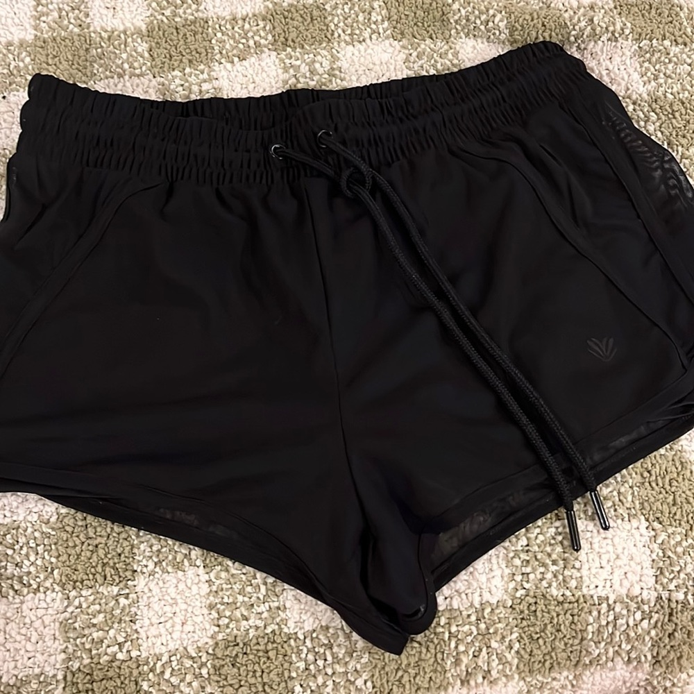 Black workout shorts